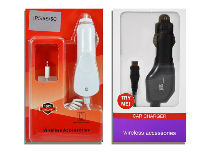 CAR CHARGERS PACKAGING
